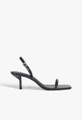 Judith Leather Sandal 5 Black Leather - Schutz Shoes
