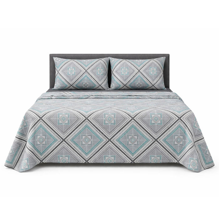Juego de Sabana Doble Estampada 140x190cm