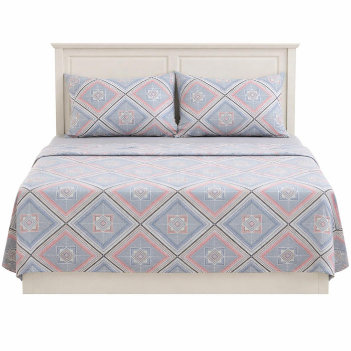 Juego de Sabana Doble Estampada 140x190cm