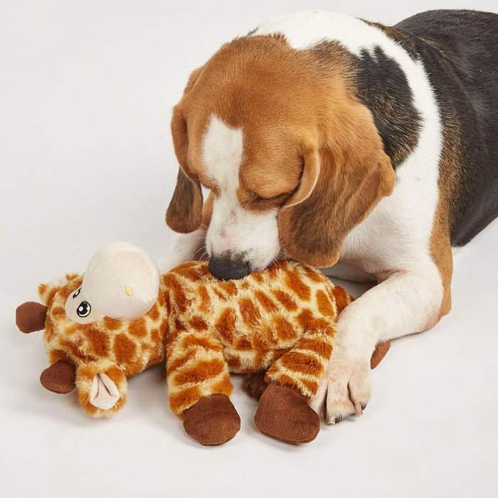 JUGUETE PARA PERRO JIRAFA DE FELPA PLUSH DOGL