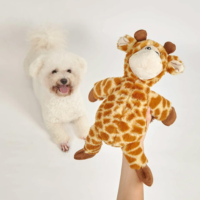 JUGUETE PARA PERRO JIRAFA DE FELPA PLUSH DOGL