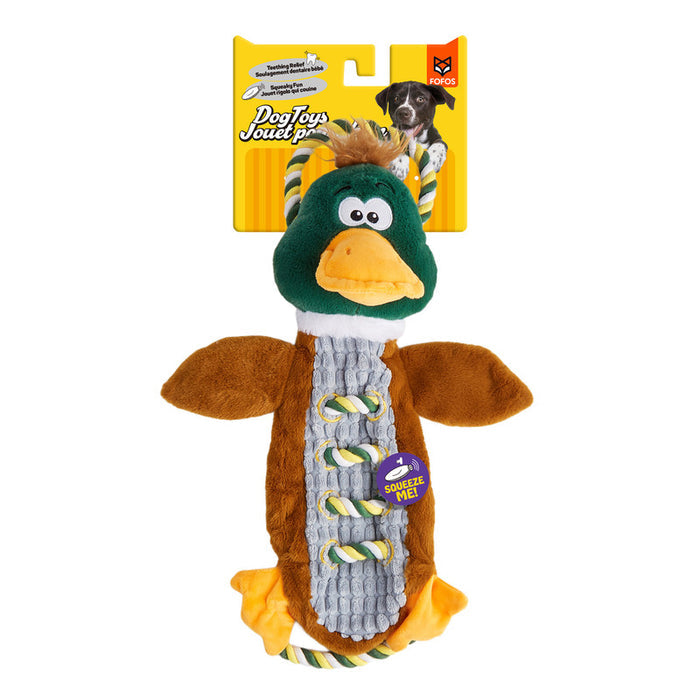 JUGUETE PARA PERROS CON FORMA DE PATO