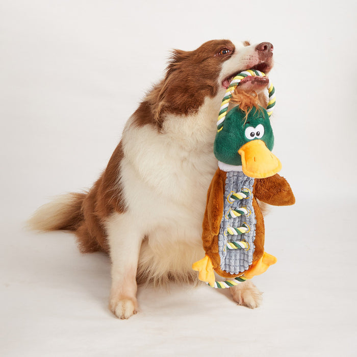 JUGUETE PARA PERROS CON FORMA DE PATO