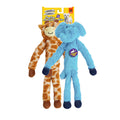 JUGUETE PARA PERROS ELEFANTE Y JIRAFA (PAQUETE DE 2)