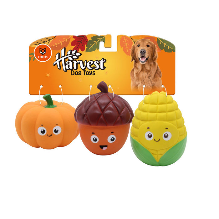 JUGUETES DE LÁTEX COSECHA 3PK