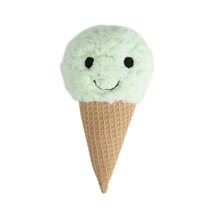 JUGUETES DE PELUCHE PARA CACHORROS HELADO VERDE