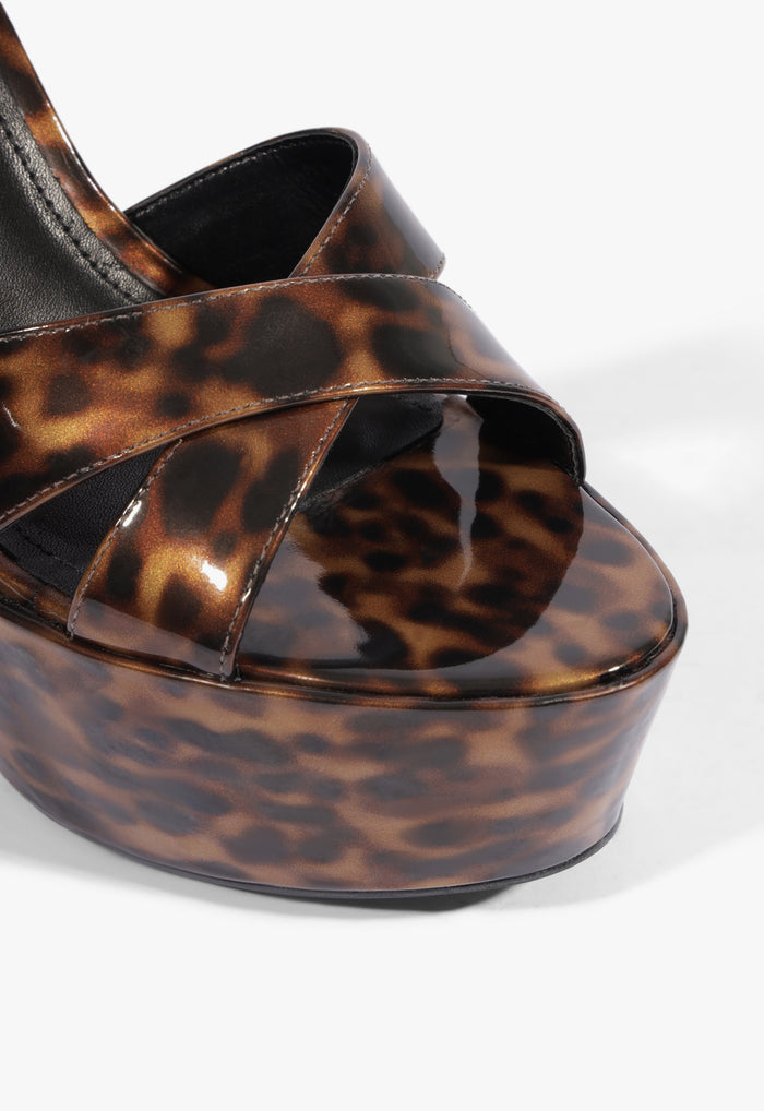 Kiona Tortoise Platform Sandal - Schutz Shoes
