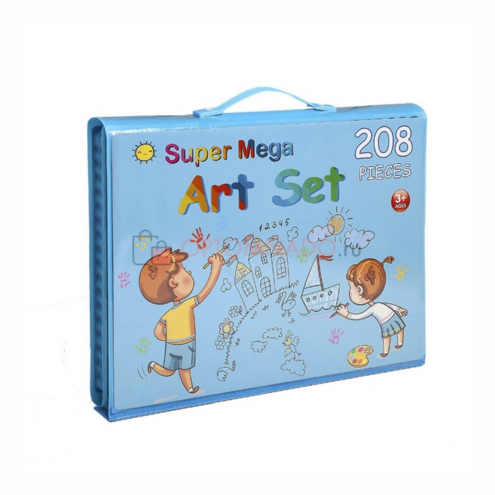 KIT DE PINTURA PARA NIÑOS DE 208 PCS – SET DE ARTE Y MANUALIDADES