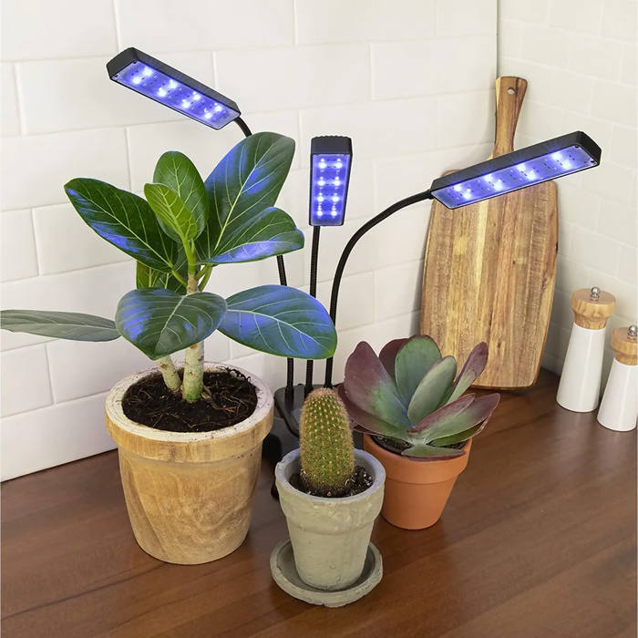 LAMPARA LED PARA PLANTAS MATAS DE CULTIVO EN INTERIORES ULTRAVIOLETA