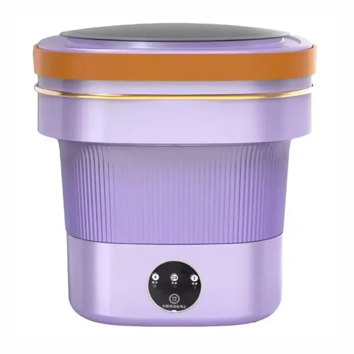 LAVADORA PLEGABLE CON DESAGÜE Y CENTRIFUGADO 10 LITROS 60W