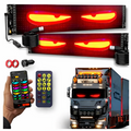 LETRERO PANTALLA LED OJOS CAMION BUS PROGRAMABLE 176X19 CM