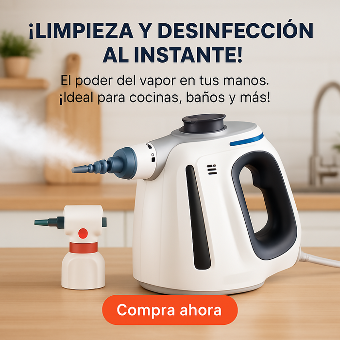 LIMPIADOR A VAPOR DESINFECTANTE MULTIUSOS RENAOHUSE 1500W