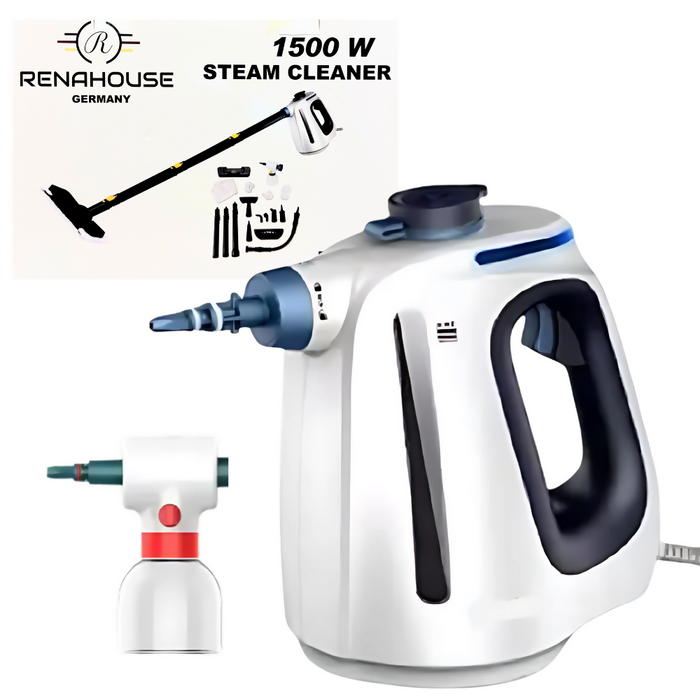 LIMPIADOR A VAPOR DESINFECTANTE MULTIUSOS RENAOHUSE 1500W