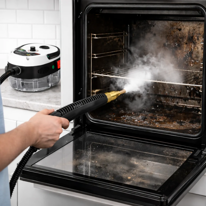 LIMPIADOR A VAPOR ELÉCTRICO DE ALTA PRESIÓN 2500W PORTÁTIL PARA HOGAR Y COCINA
