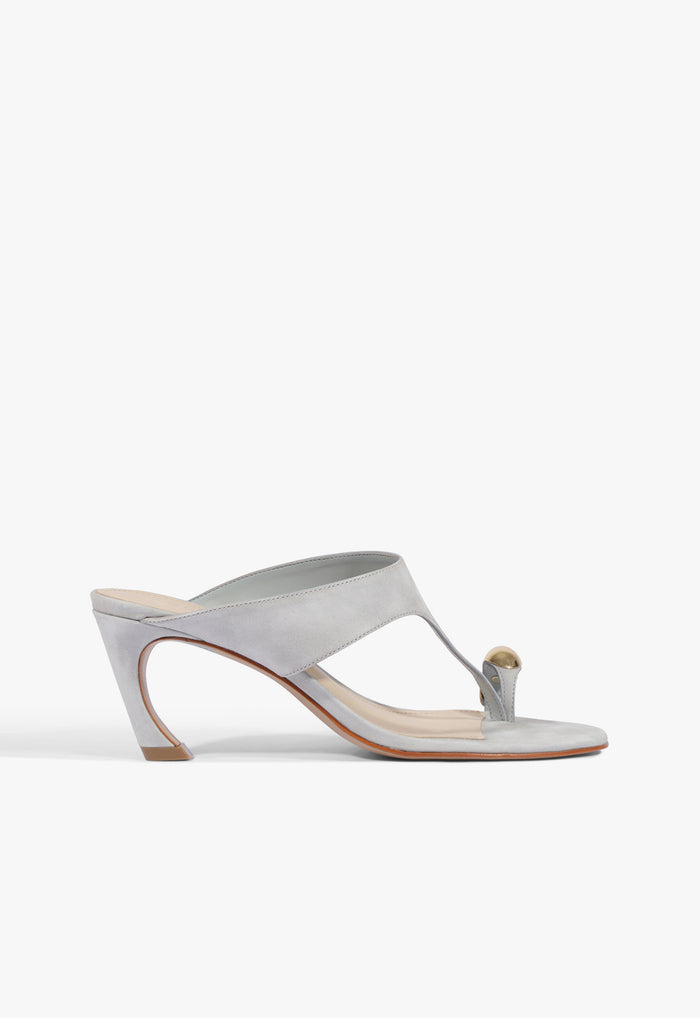 Maisie Nubuck Sandal 5 Light Azure Nubuck - Schutz Shoes