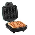 MAQUINA MINI WAFLERA FIGURAS PALITOS ANTIADHERENTE 420W