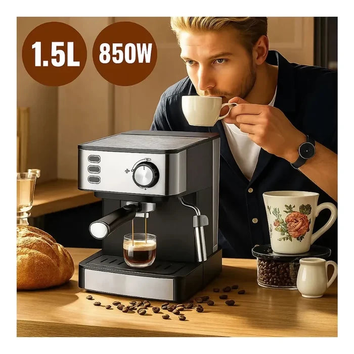 MÁQUINA PARA CAFÉ EXPRESO CAPUCHINO LATTE 850W 20BAR REGALO ☕✨