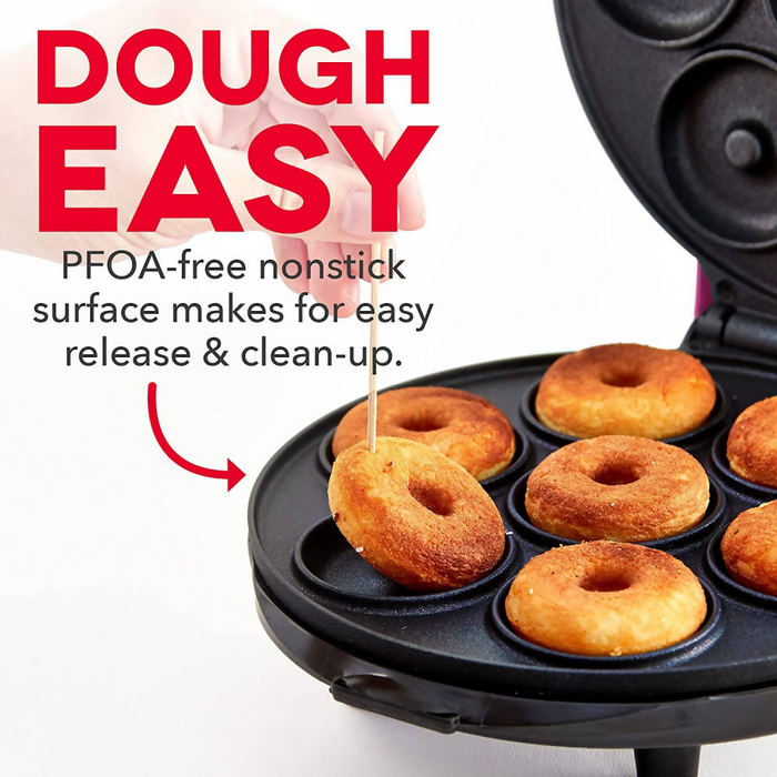MÁQUINA PARA HACER MINI DONAS ROSQUILLAS 7 DONAS POSTRES BLANCO