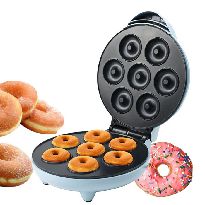 MÁQUINA PARA HACER MINI DONAS ROSQUILLAS 7 DONAS POSTRES BLANCO