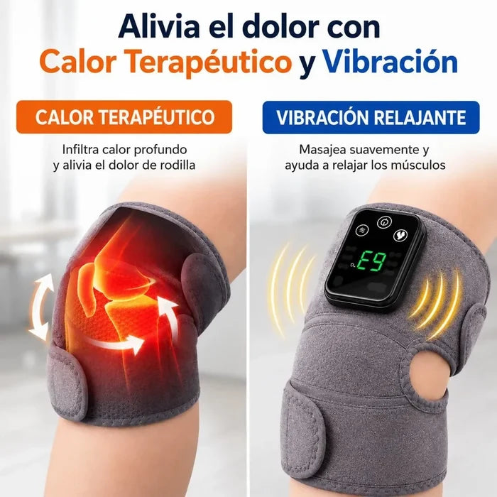 MASAJEADOR MULTIFUNCIONAL ELÉCTRICO 3 EN 1 DE RODILLA CODO Y HOMBRO CON CALOR Y VIBRACIÓN