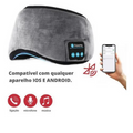 MÁSCARA PARA DORMIR MIDY CON AURICULARES BLUETOOTH INALÁMBRICOS GRIS OSCURO