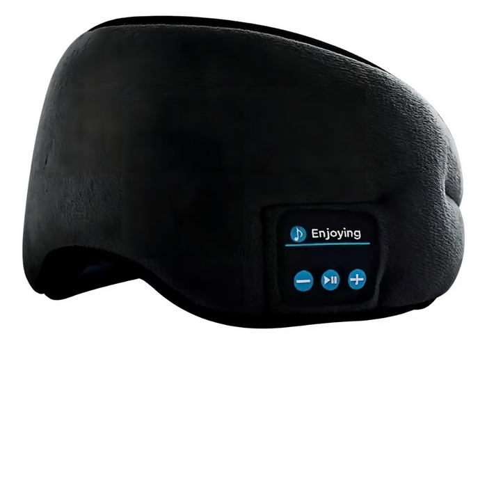 MÁSCARA PARA DORMIR MIDY CON AURICULARES BLUETOOTH INALÁMBRICOS GRIS OSCURO