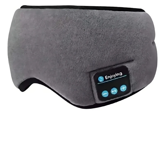 MÁSCARA PARA DORMIR MIDY CON AURICULARES BLUETOOTH INALÁMBRICOS GRIS OSCURO