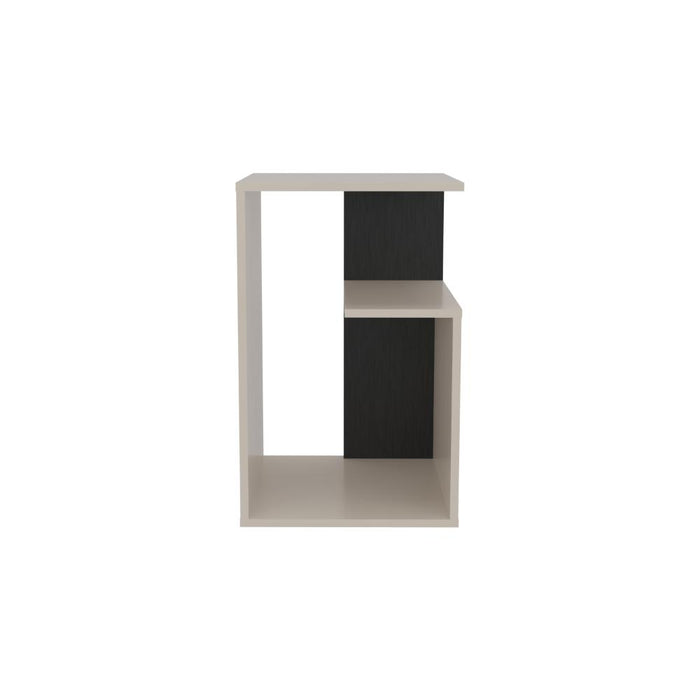 Mesa de Centro Adel, Capri y Wengue, con diseño moderno y espacio para ubicar objetos ZF