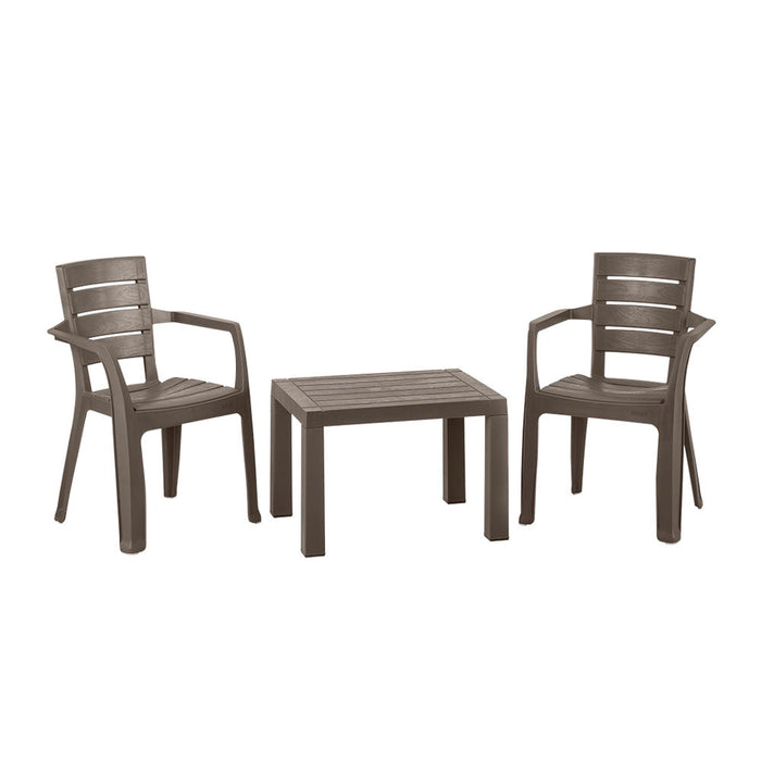 Mesa de Centro Rectangular Barú Mocca