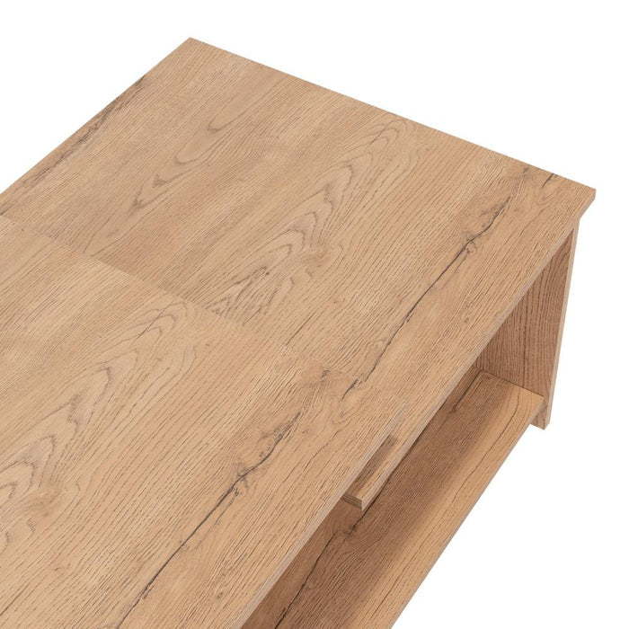 MESA DE CENTRO WEMA, MACADAMIA, CON AMPLIO ESPACIO IDEAL PARA UBICAR DECORACIONES