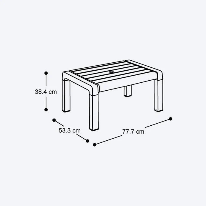 Mesa de Sala Barú Blanca
