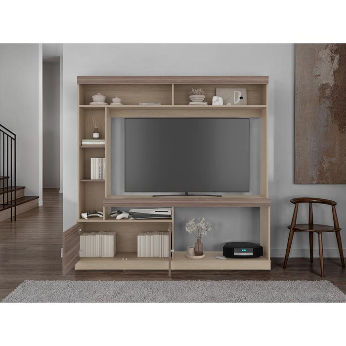 Mesa Para Tv Classic, Avellana y Cartagena, Para televisor de 55 pulgadas