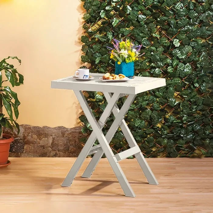Mesa Plegable Rectangular Barú Taupe