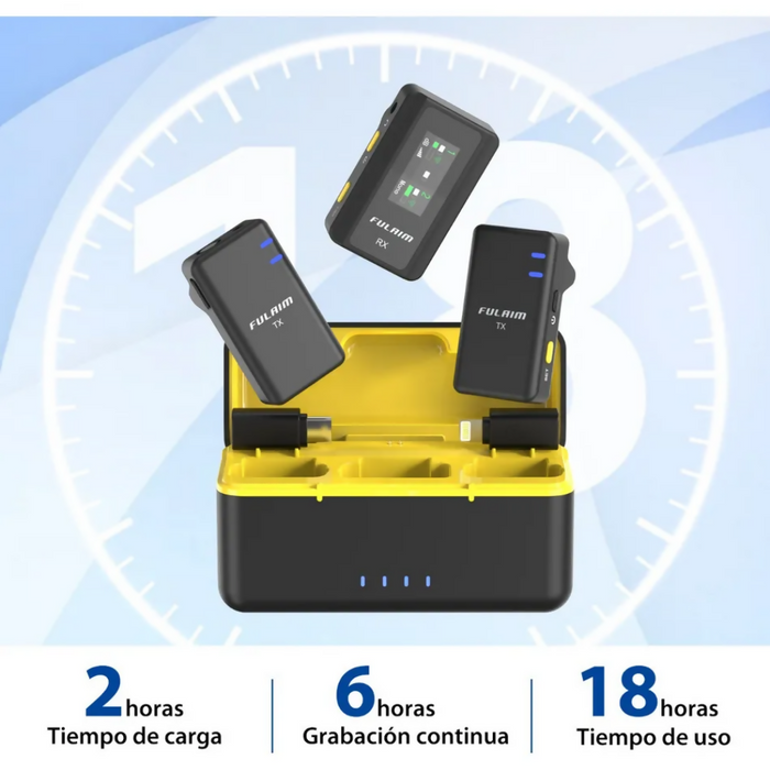 MICRÓFONO SOLAPA INALÁMBRICO 3 EN 1 PARA IPHONE ANDROID SX12