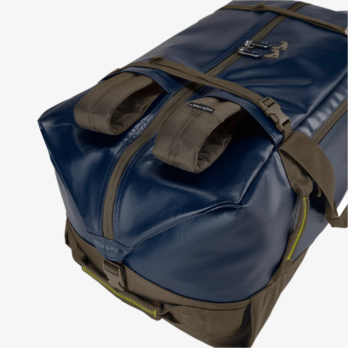 Blue Duffel Bag with Backpack Straps