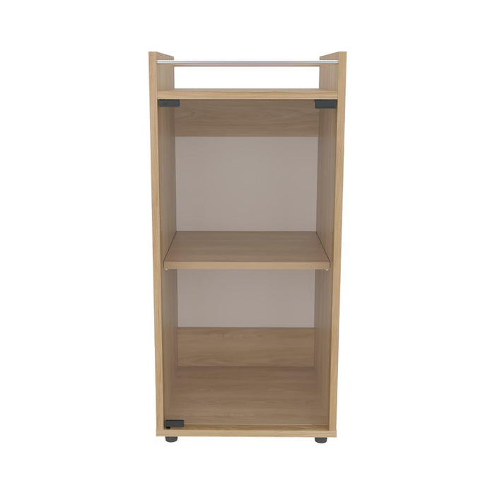 MiniBar Theba, Fresno Europeo, con espacio para botellas de vino y copas ZF