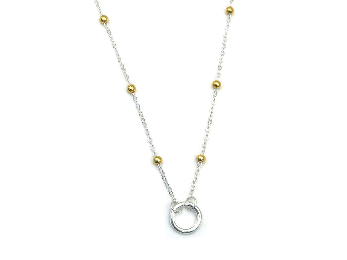 Mixed Metal Satellite Chain | LINK, design your own