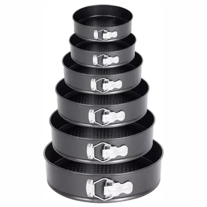MOLDE PARA TORTAS SET X6 UNIDADES DESMONTABLE ANTIADHERENTE 🎂