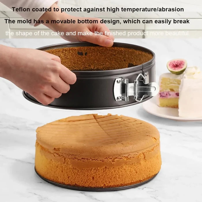 MOLDE PARA TORTAS SET X6 UNIDADES DESMONTABLE ANTIADHERENTE 🎂