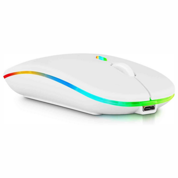 MOUSE INALÁMBRICO RECARGABLE LED DE 2.4 GHZ BLUETOOTH WEIBO