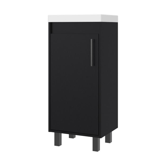 Mueble Lavamanos a Piso Oxford, Wengue, Incluye Lavamanos 40cm ZF