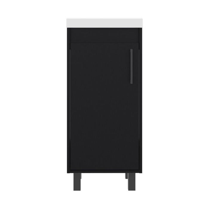Mueble Lavamanos a Piso Oxford, Wengue, Incluye Lavamanos 40cm ZF