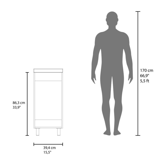Mueble Lavamanos a Piso Oxford, Wengue, Incluye Lavamanos 40cm ZF
