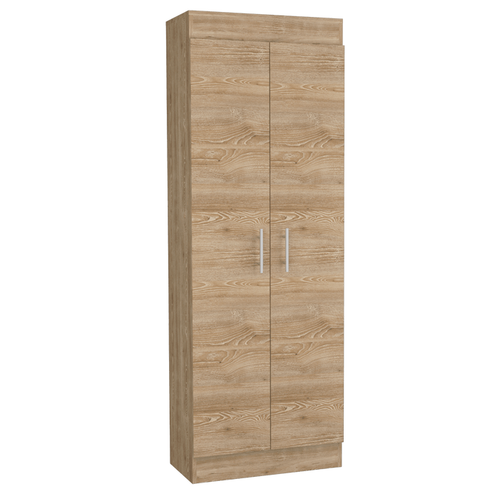 MUEBLE MULTIUSOS BARLOVENTO, MIEL, CUENTA CON CINCO ENTREPAÑOS Y DOS PUERTAS BATIENTES