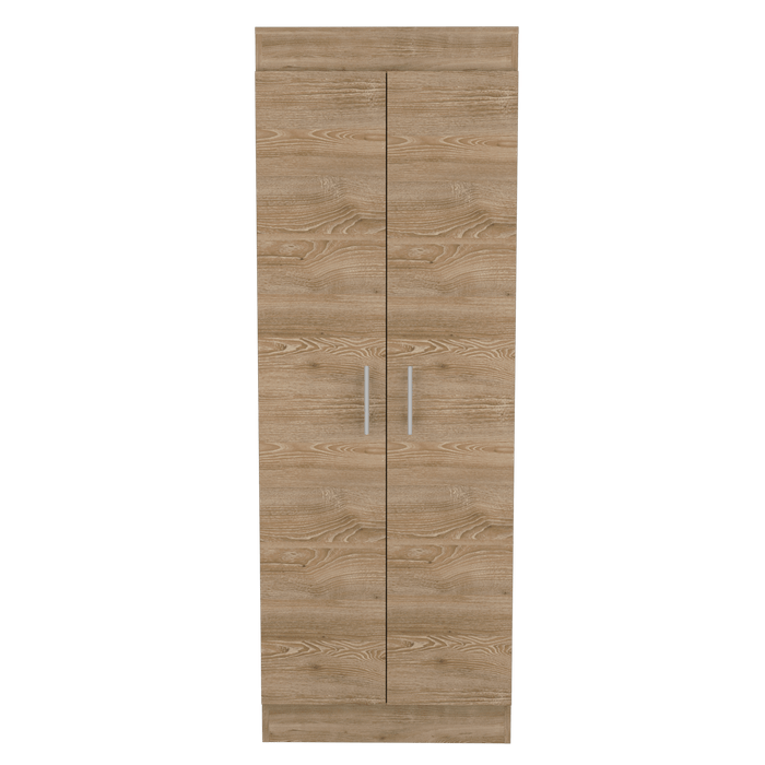 MUEBLE MULTIUSOS BARLOVENTO, MIEL, CUENTA CON CINCO ENTREPAÑOS Y DOS PUERTAS BATIENTES