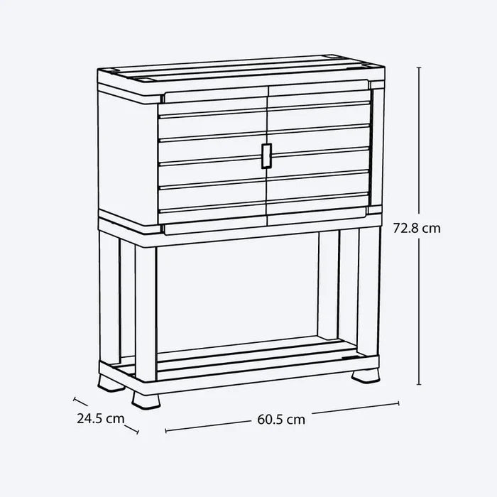 Mueble Organizador Negro