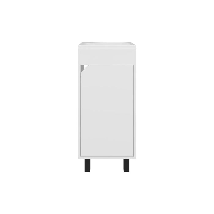 Mueble Para Lavamanos Betel, Blanco, Incluye Lavamanos Plastiglas Floresta 40 ZF