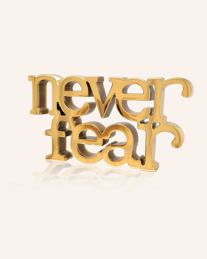 "Never Fear" Table Charm