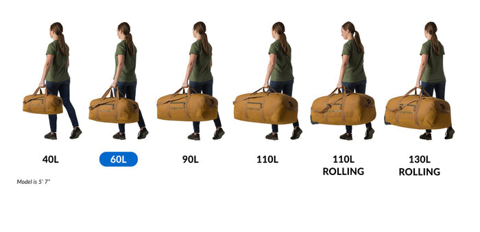 Black Travel Duffel Bags
