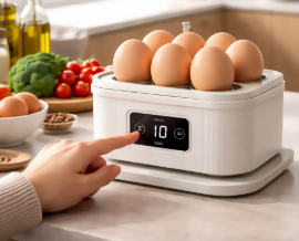 OLLA HERVIDOR HUEVOS COCIDOS ELECTRICA DIGITAL VAPORERA